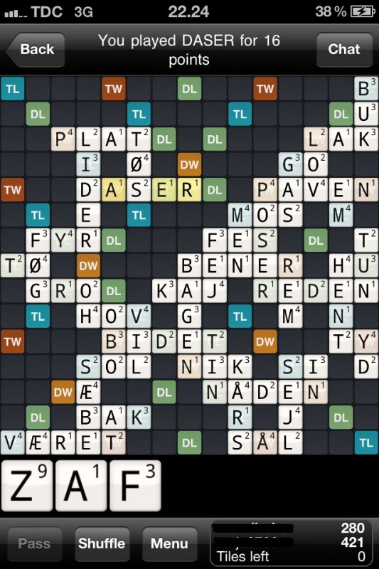 Ord Som Slutar På C Wordfeud