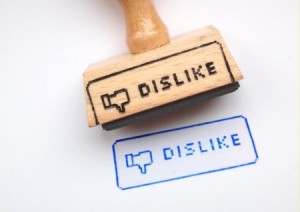 Dislike Holzstempel