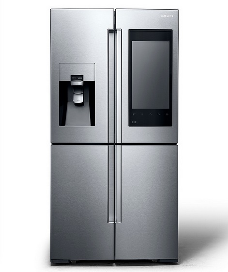 Samsungs nye køleskab ligner en gigantisk mobil -